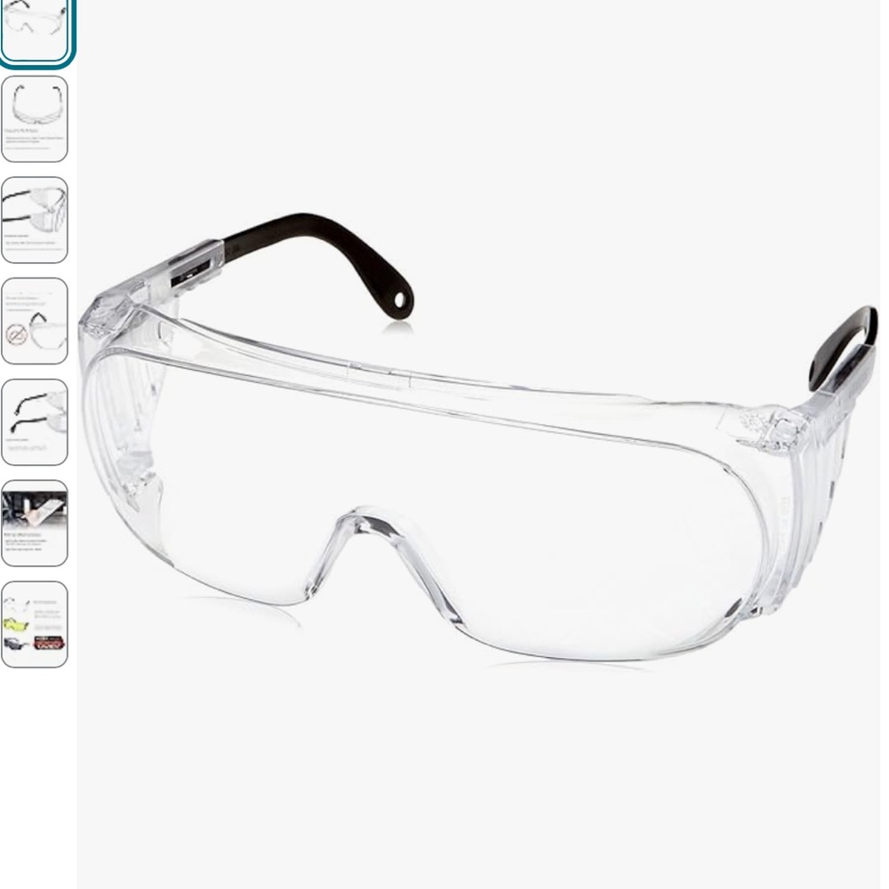 Uvex Ultra-Spec Visitor Specs Safety Glasses Clear Ultra-Dura Anti-Scratch Lens